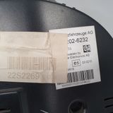 MAN instrument cluster 81258077117