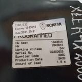 Scania CUV, E32 control unit 1943618, 1930222, 1903132, 1880408, 1889537, 1852156, 1769683, 1743430