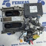 MAN D2676 EURO 6 ECU set 81258057152, 51258201021, ignition with key