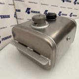 Hydraulic oil aluminum tank 70L 330x480x500 fixed to the frame