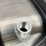 Hydraulic oil aluminum tank with side flange 160l 620x675x450