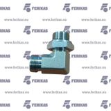 Hydraulic tank flange elbow - alkune