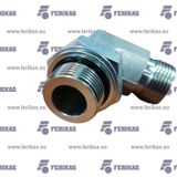 Hydraulic tank flange elbow - alkune