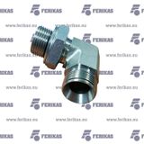 Hydraulic tank flange elbow - alkune