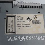 MB Actros MP3 radio A0004463662, 7620000009
