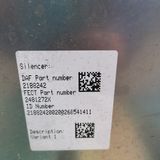 Brand new complete silencer DAF XF106 2188242, 2481272, 2038420