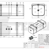 500L fuel tank for refrigeration unit 560x640x1530 - 560x640x1530