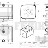 MAN 300L fuel tank 620x675x800 - 81122015813, 81122015547, 82122011502, 81122015654, 81122015537, 81122015640, 81122015565