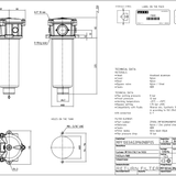 Hidraulinis filtras MPF1003AG3M60NBP01 - MP289
